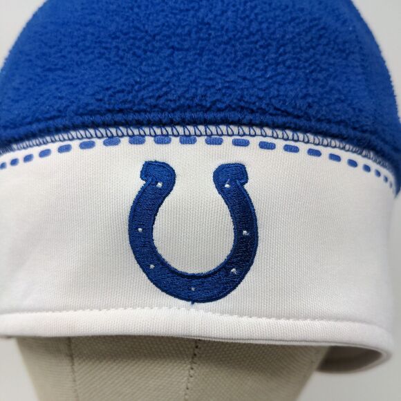 NFL Team Apparel Indianapolis Colts Blue White Stocking Cap Beanie Hat One Size - Picture 3 of 12